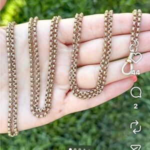 64 inch Antique Long guard Necklace.